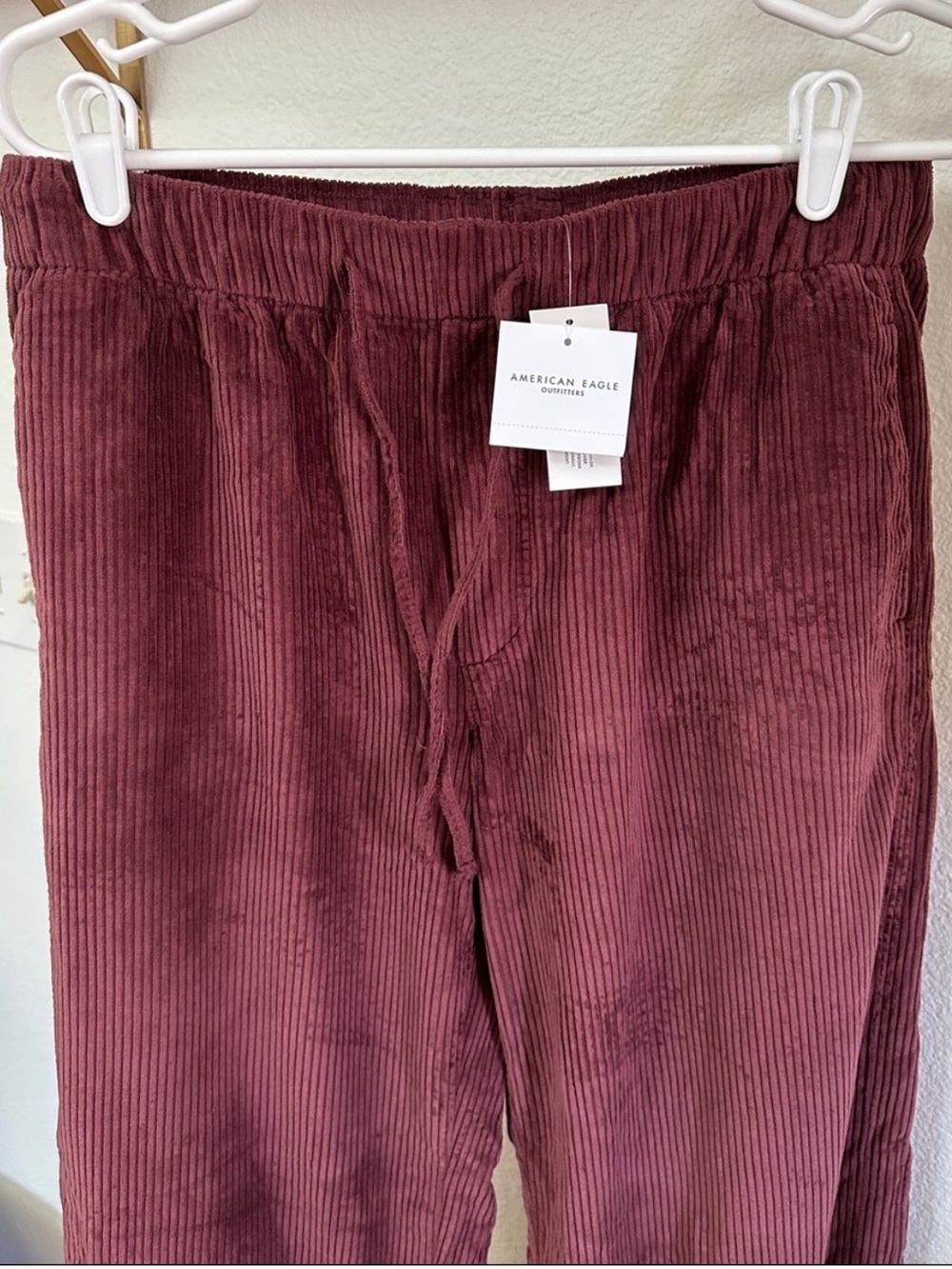 American Eagle NEW Stretch Corduroy Low-Rise Baggy Wide-Leé Pant - Picture 6 of 16